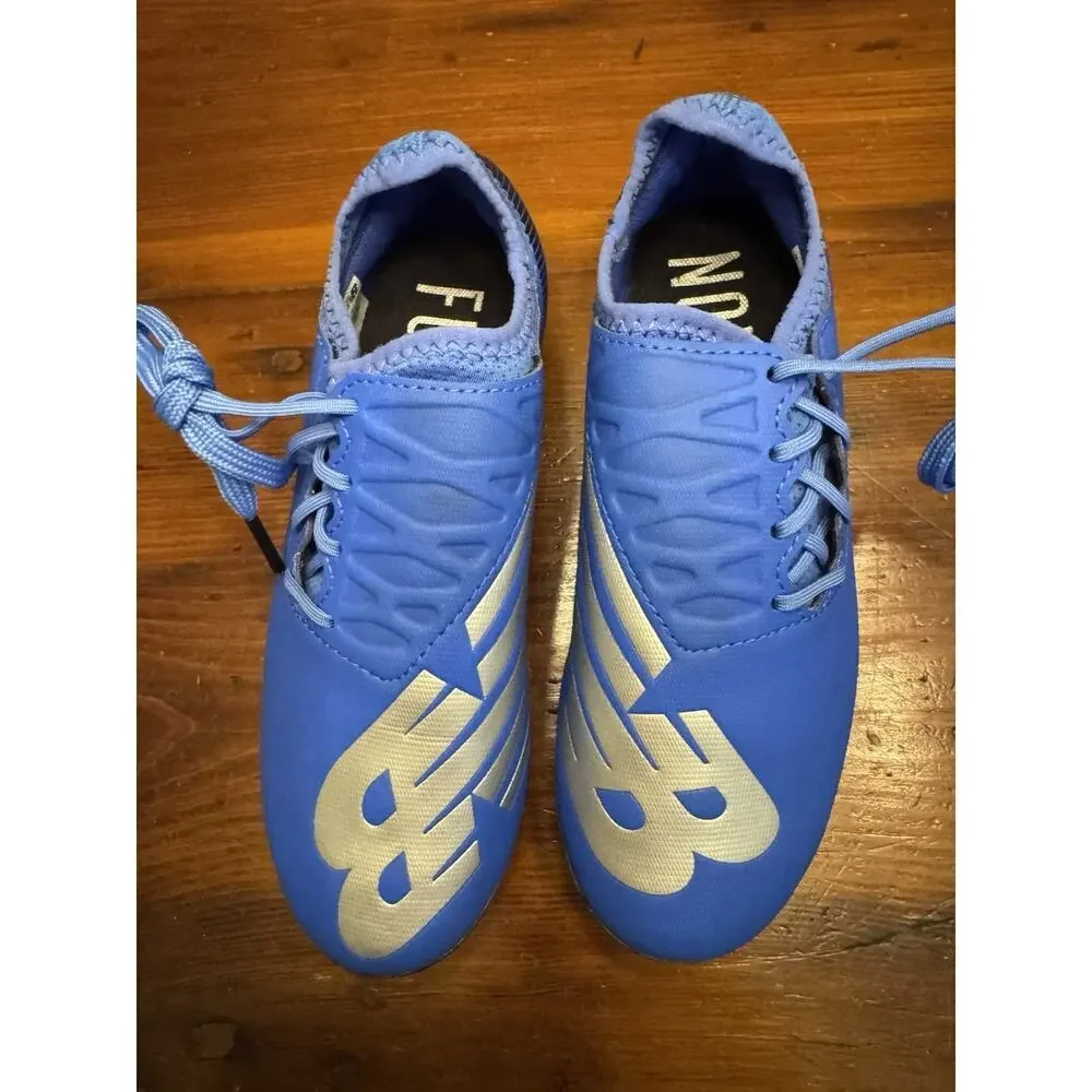 New Balance Furon V7 Dispatch Junior Soccer Cleats Blue Youth Sz 2 NEW